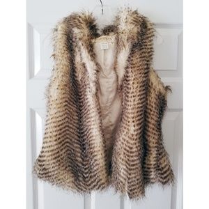 🍂Francesca's | Faux Fur Vest